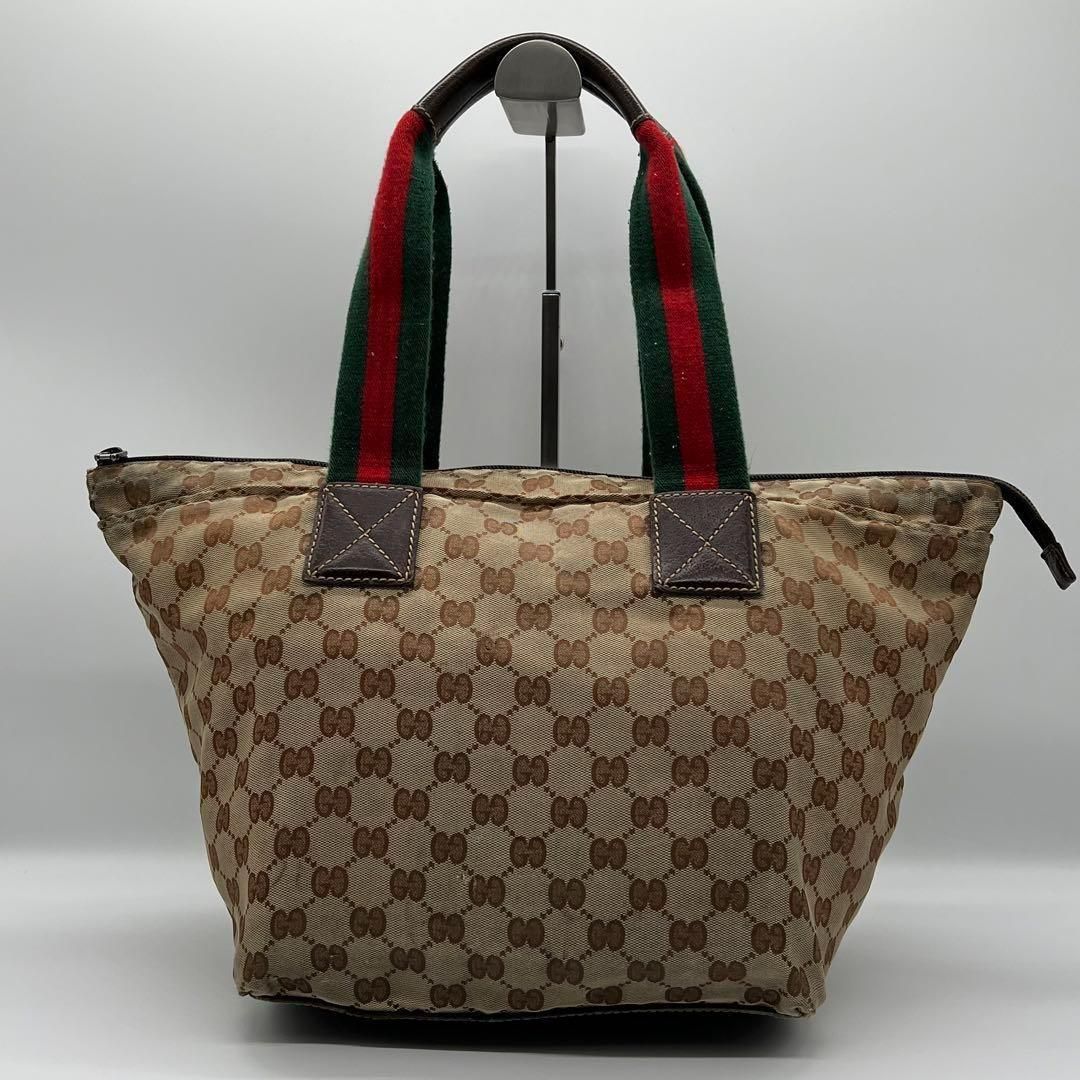 国内初の直営店 GUCCI グッチ トートバッグ シェリーライン GG柄