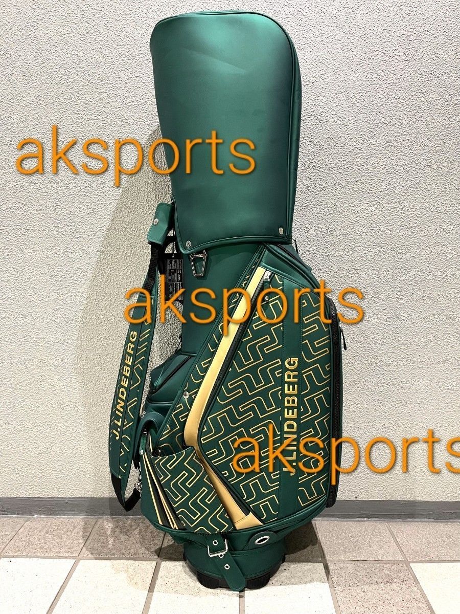 JLINDEBERG 新作 ジェイリンドバーグ コラボ キャディバッグ グリーン