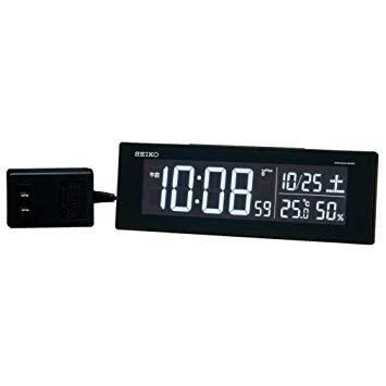 4営業日で発送 セイコークロック Seiko Clock DL305K 交流式デジタル電波目ざまし時計 LED表示 DL305K
