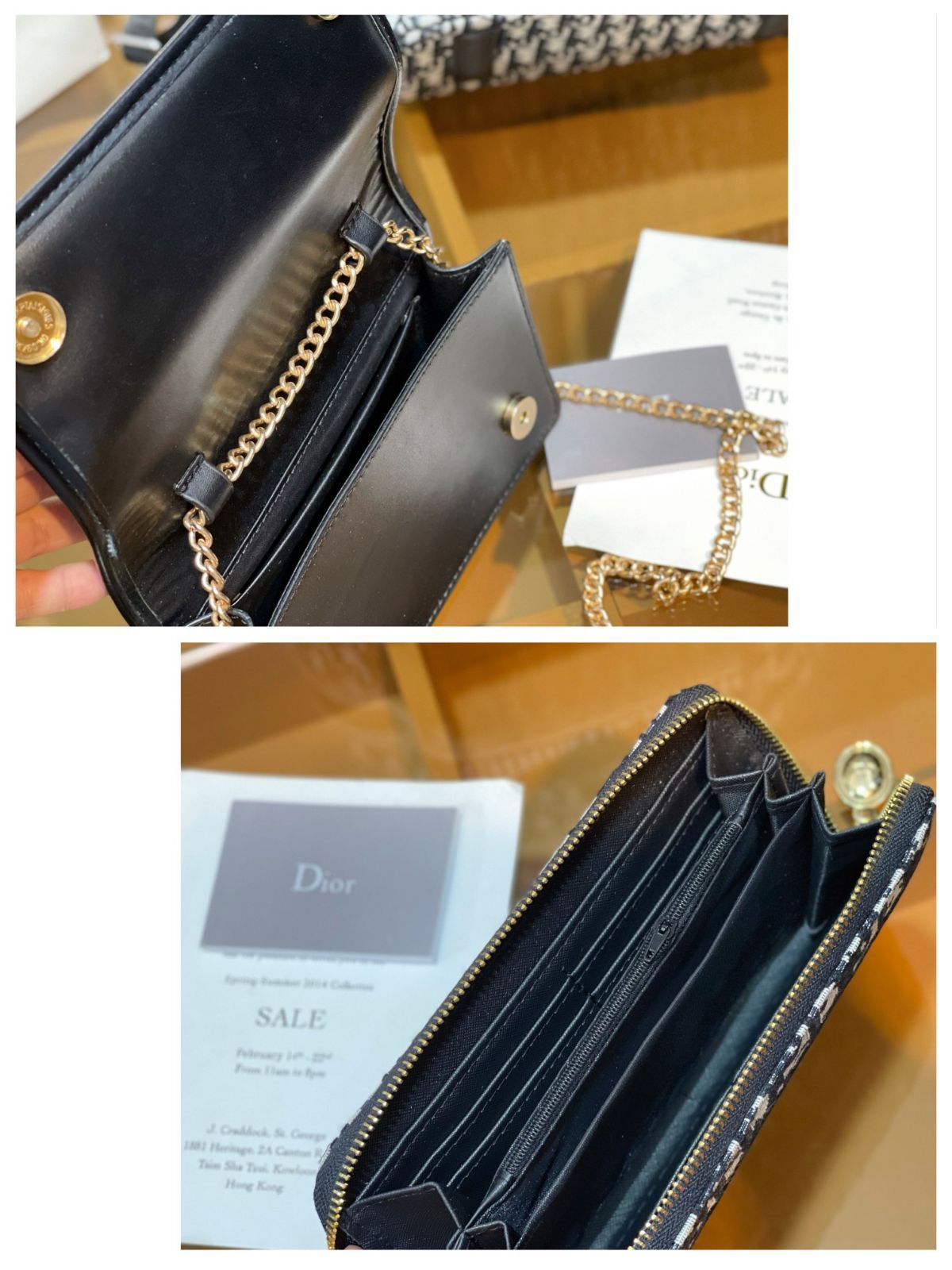 Gucci レザーショルダーバッグ&カードケース Gucci レザーショルダーバッグ&カードケース