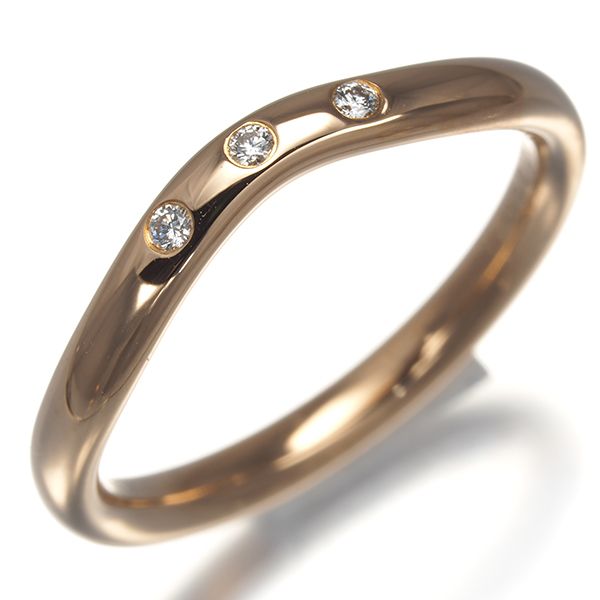 ティファニー　TIFFANY　K18YG　6.5号　ウエディングバンドリング ティファニー TIFFANY K18YG 6.5号 ウエディングバンドリング