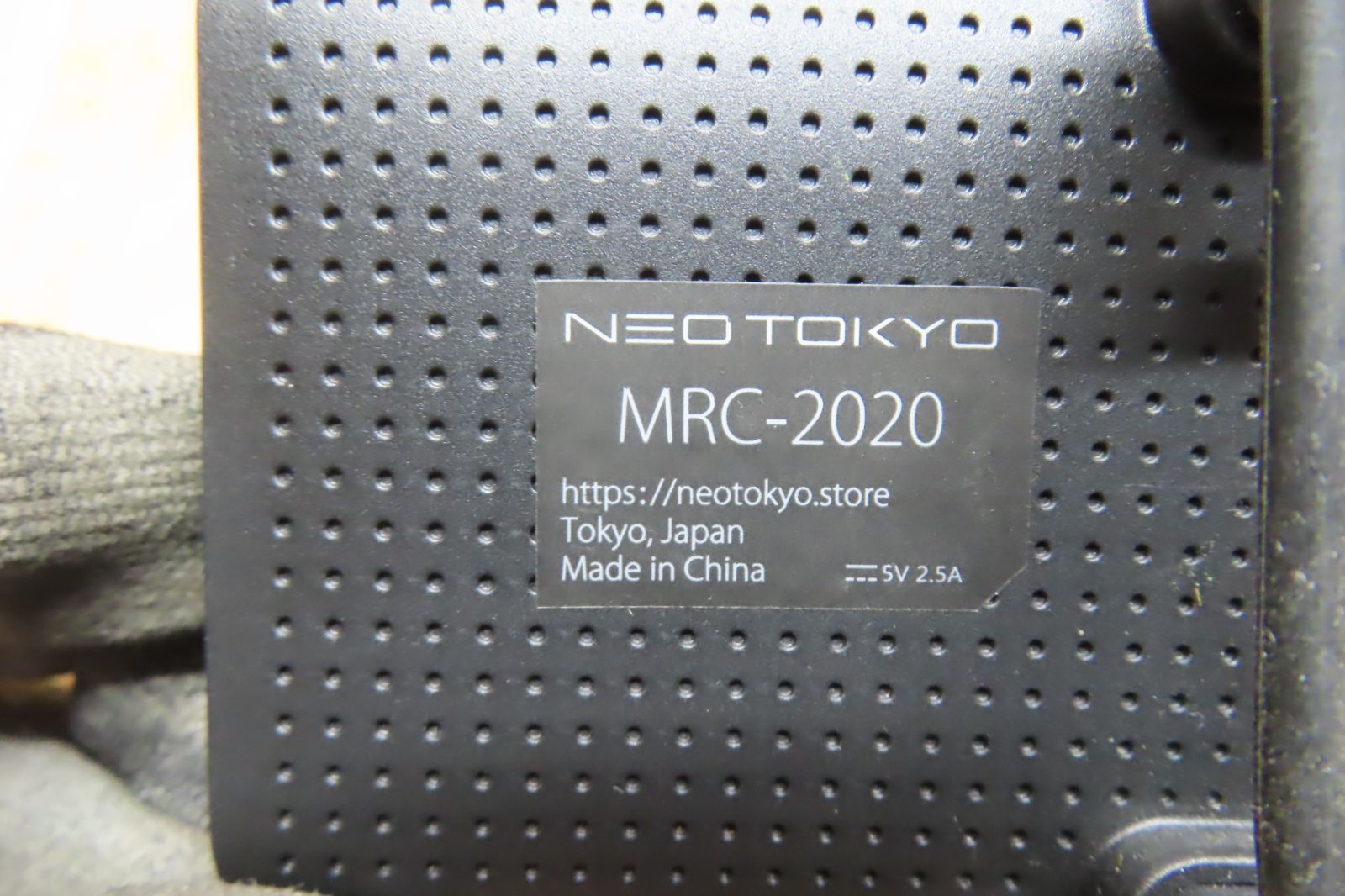 動作保証付☆F1549/NEOTOKYO MRC-2020 ミラー型/前後2カメラ/フロント