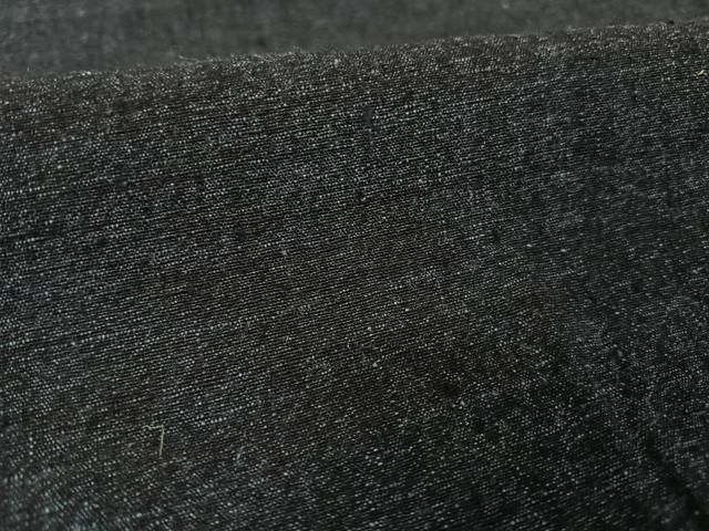  平和屋着物 男性 結城紬 アンサンブル 杢 濃藍色 正絹 np 着物セット 着物 浴衣