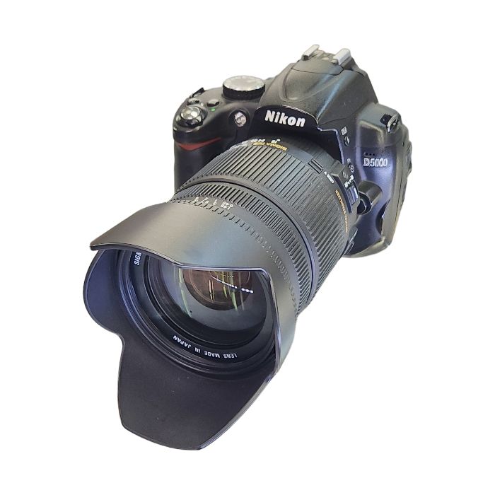 Nikon ニコン デジタル 一眼レフカメラ D5000 ズームレンズ セット SIGMA 18-250mm F3.5-6.3 DC HSM 中古 1