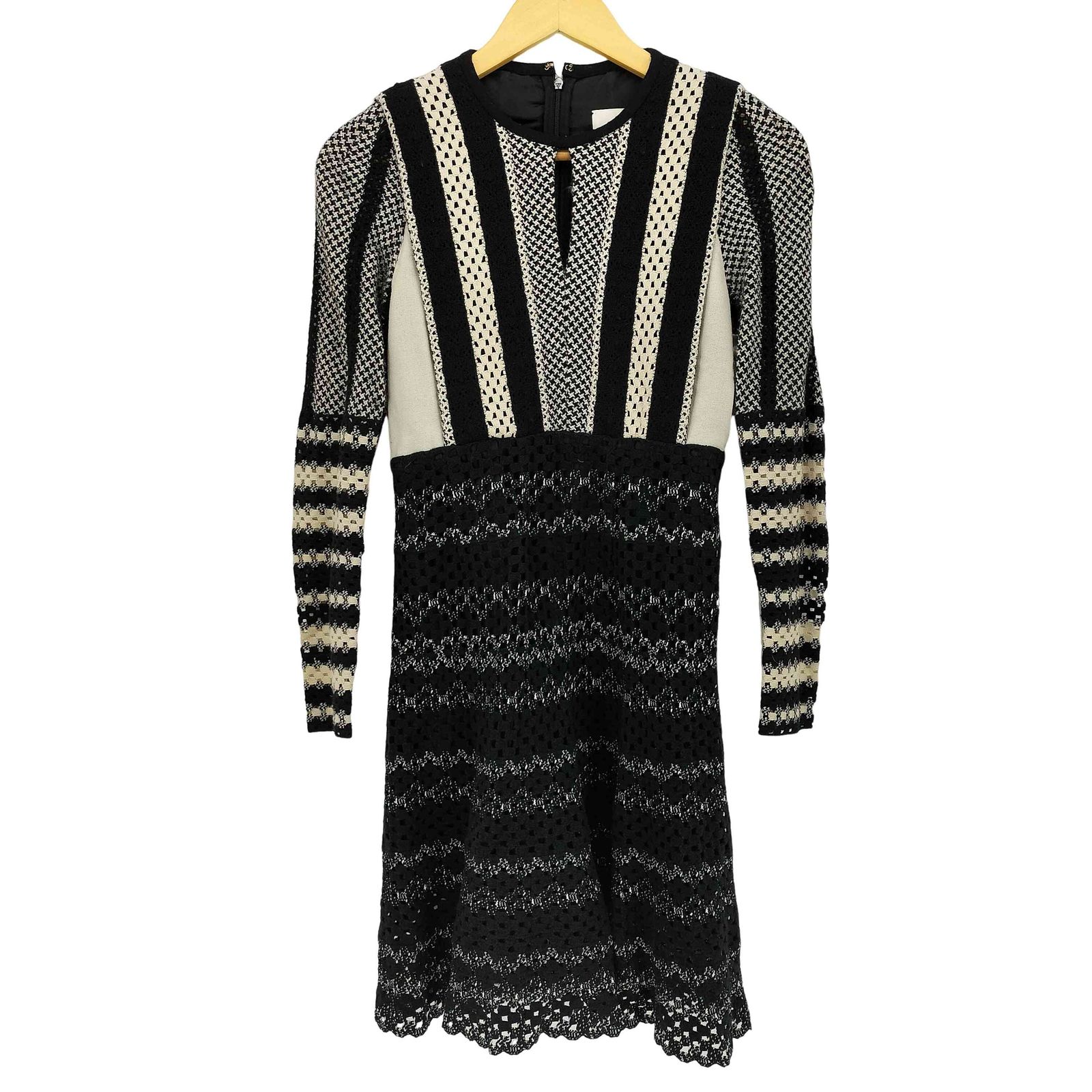 マメクロゴウチ Mame Kurogouchi 15AW mame こぎん刺し ワンピース ラインドレス レディース JPN 1
