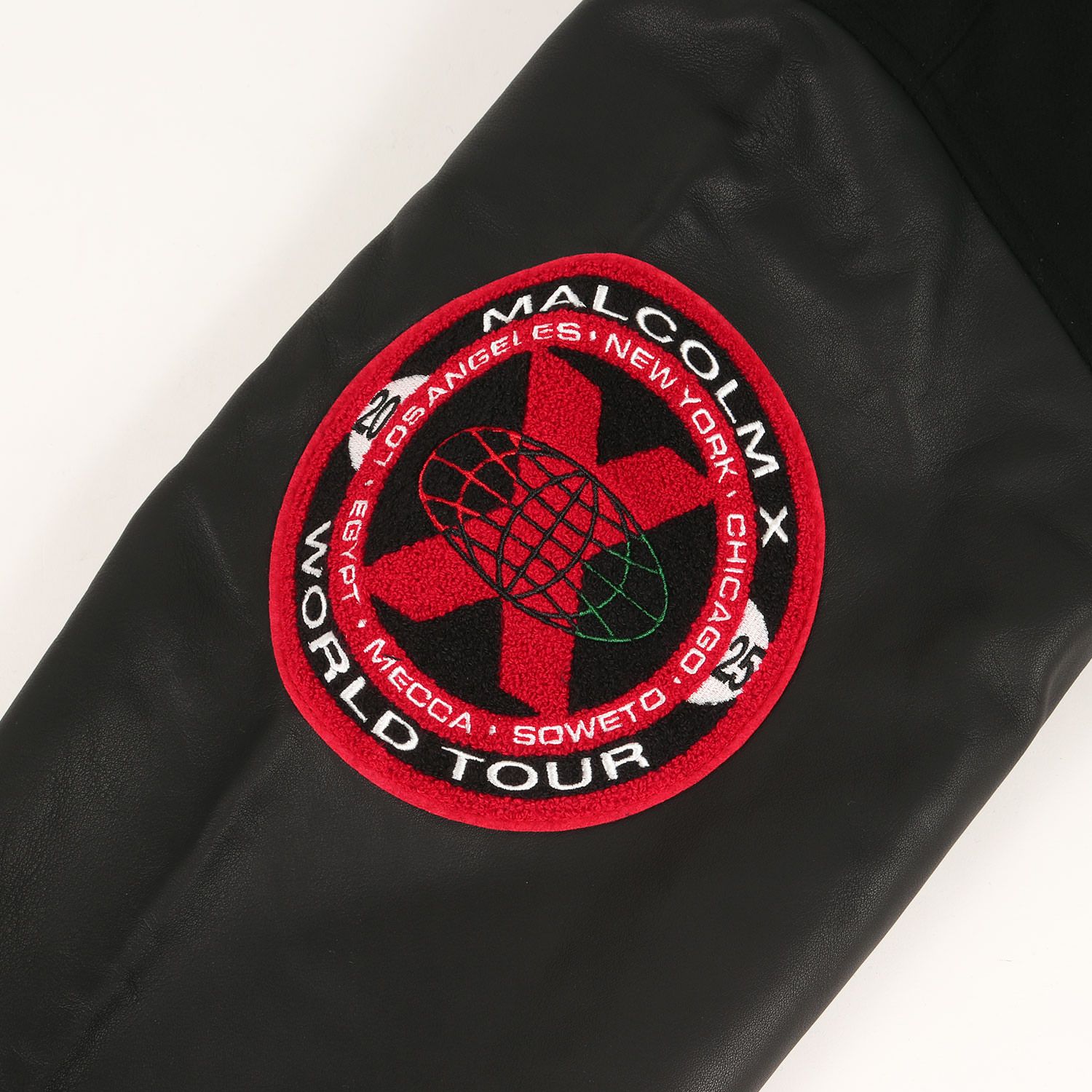 ジャケット・アウター Supreme 40 Acres Malcolm X Jacket M Buy Supreme 40 Acres Malcolm Varsity Jacket Black