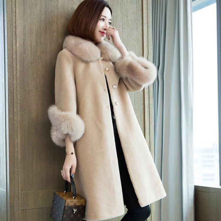 ムートンロングコート FURLING by GIANNI】ムートンロングコート