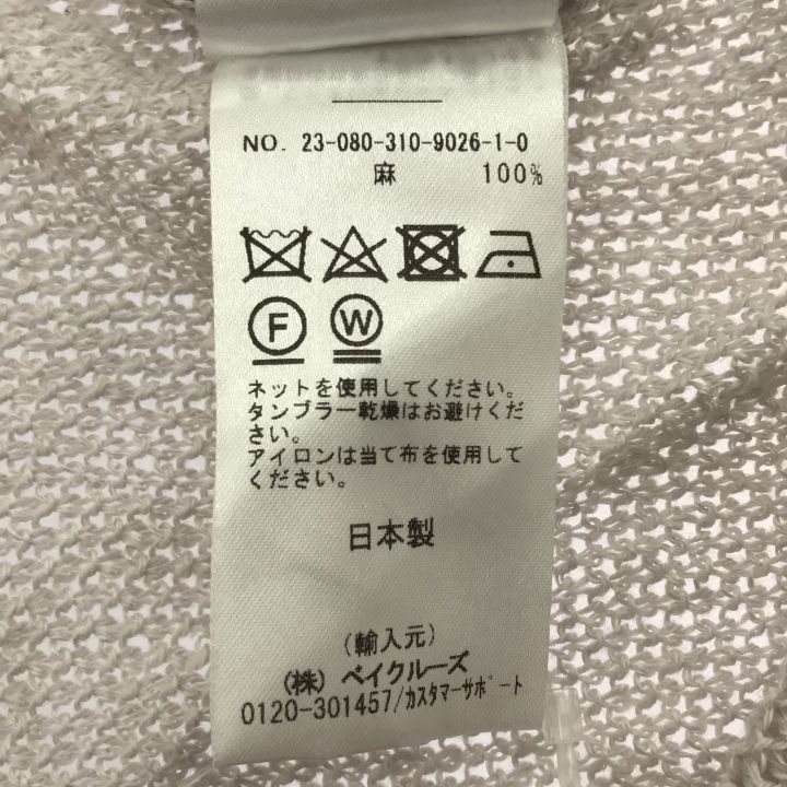 seya. (セヤ) KOMOREBI SWEATER 23080310902610 ニット メンズ  