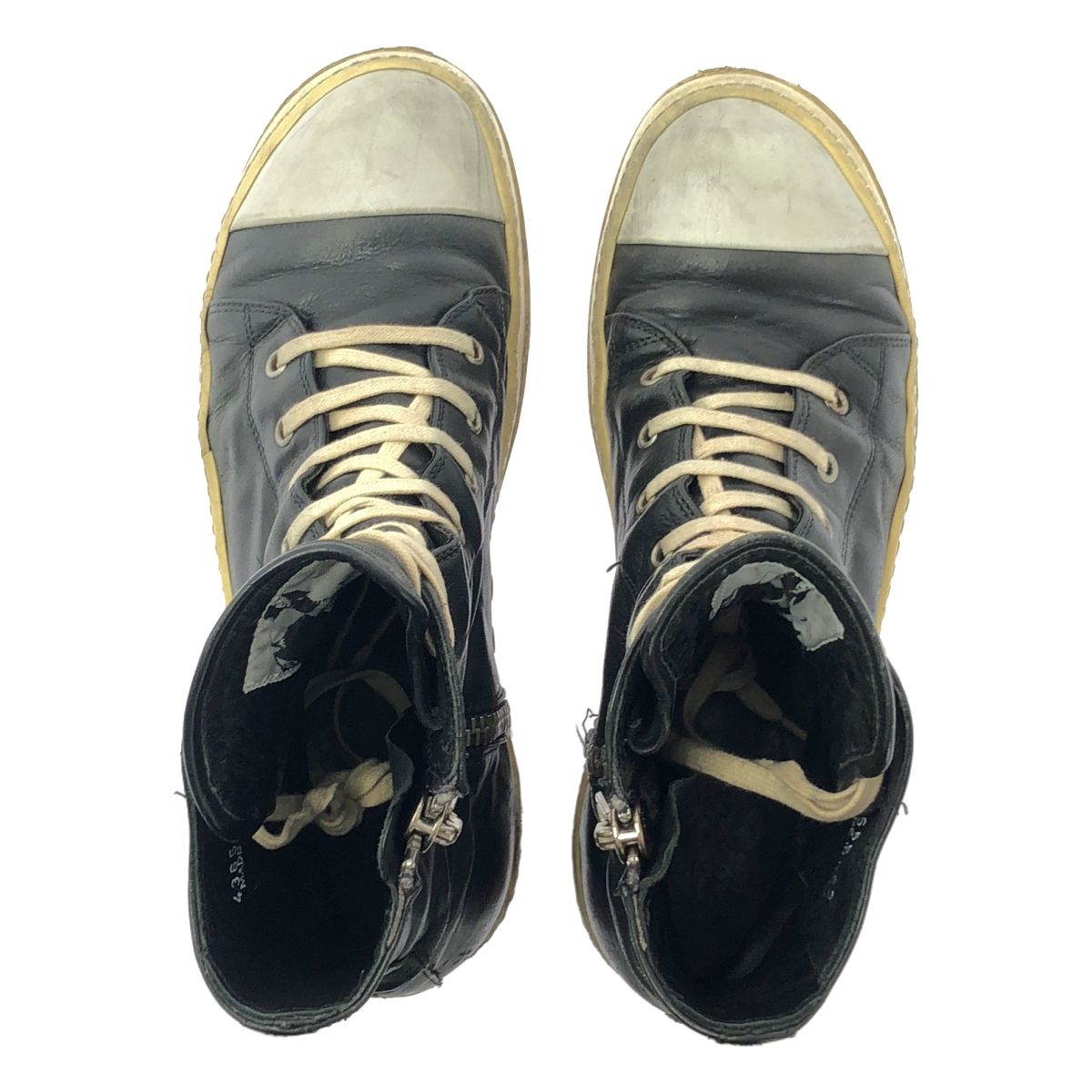 美品 リックオウエンス スニーカーズ レザー ラモーンズ 42 楽天市場】Rick Owens(リックオウエンス) サイズ:42 RAMONES