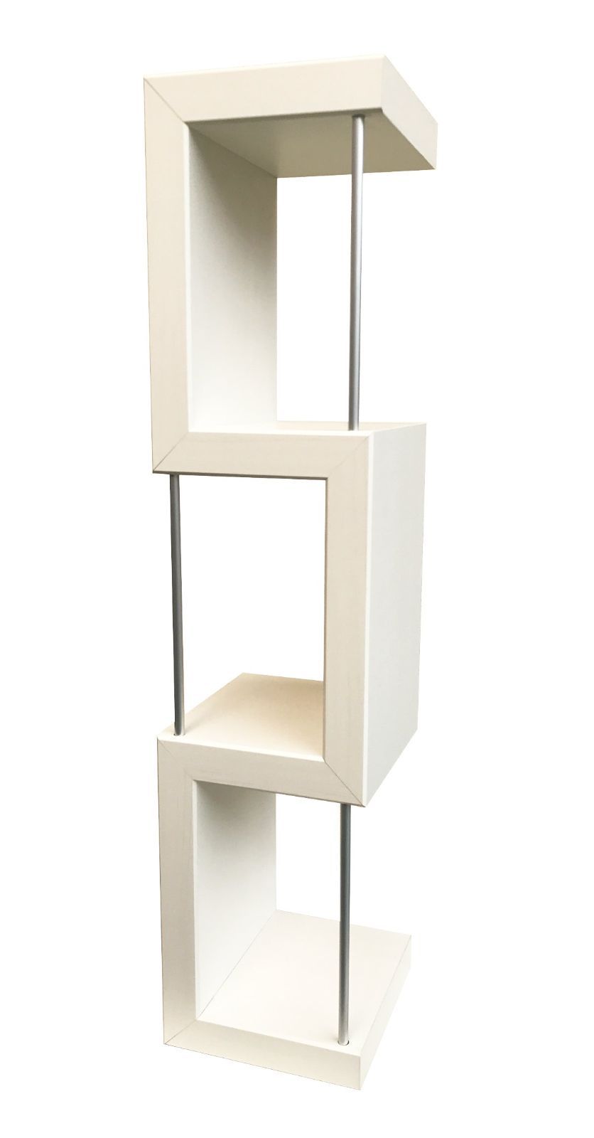 新着商品 おしゃれシェルフ トイレ 簡単棚 壁掛け棚 本棚 DIY 飾り収納 ウォールラック 石膏ボード対応シェルフ 幅57cm 安全耐荷重10kg 3連 ホワイト ZIG-2W ZIGRACK 福井金属工芸