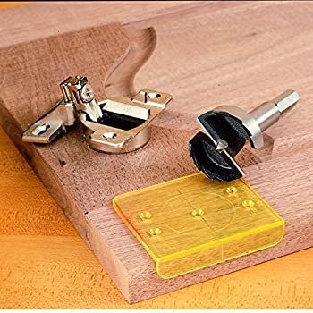DrillRite 35mm Hinge Jig and Bit by WoodRiver