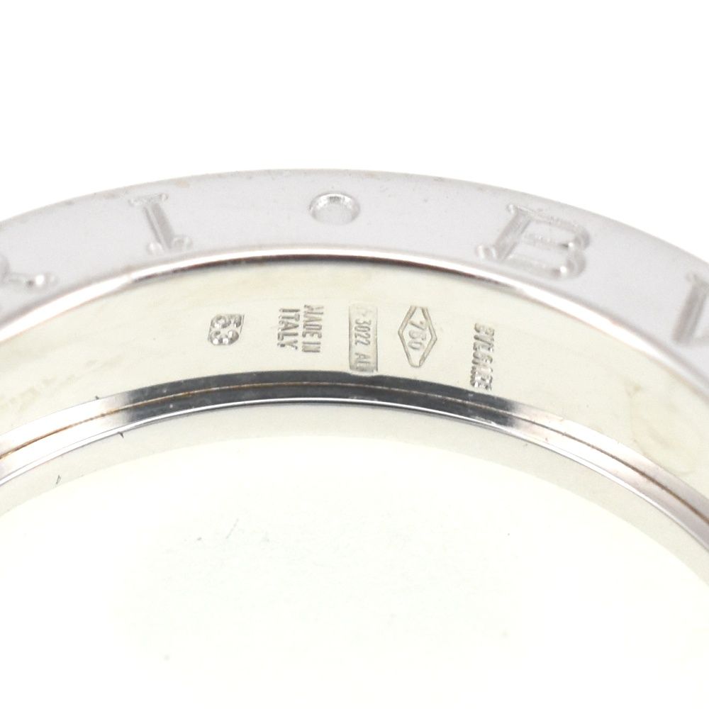 ブルガリ BVLGARI B-Zero1 リング サイズ53 JP13 K18WG レディース き S 139636