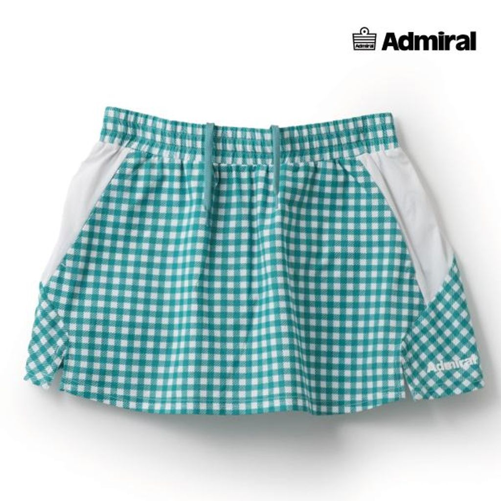 ADMIRAL アドミラル ギンガムチェックスリットヘムスコート