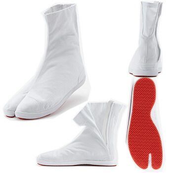 種類8 8 24cm|黒 足袋 祭走ファスナー