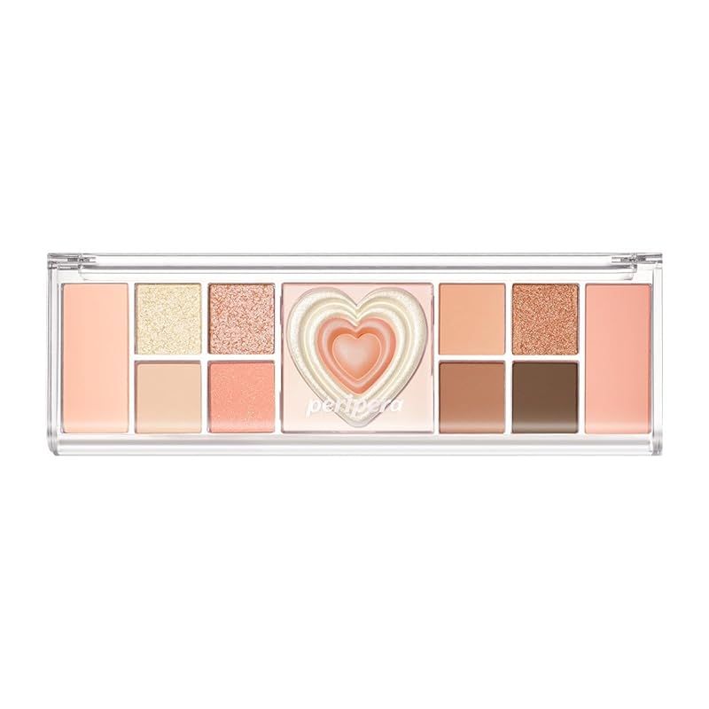ペリペラオールテイクムードライクパレット #002 ピーチヘブン PERIPERA ALL TAKE MOOD LIKE PALETTE02 PEACH HEAVEN (PERITAGE) (#02 PEACH HEAVEN) 1