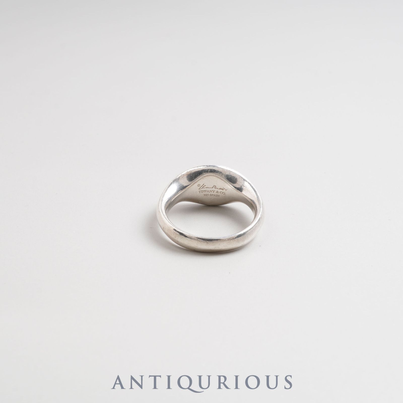 ティファニー　TIFFANY エルサペレッティ　シグネットリング　8号 TIFFANY&Co.（ティファニー） エルサペレッティ・シグネットリング