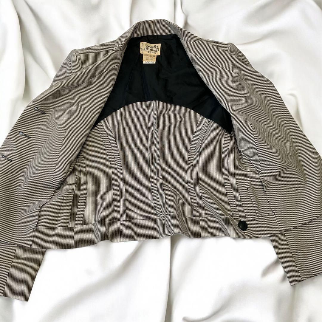 エルメス Hロゴストライプ柄