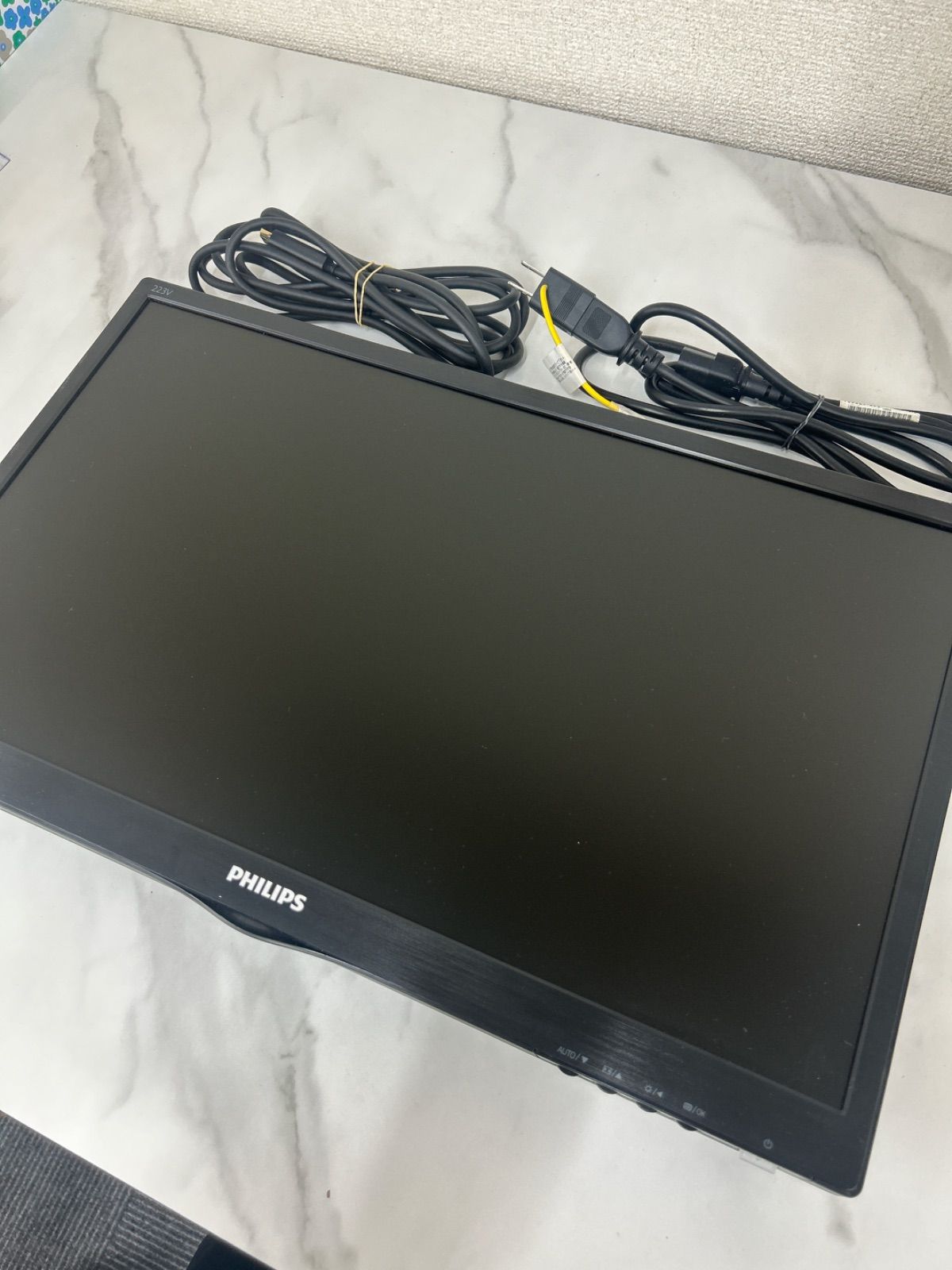 ＋ ④【通電確認済】PHILIPS  223V5L 22インチ液晶モニター【パソコン】【2】