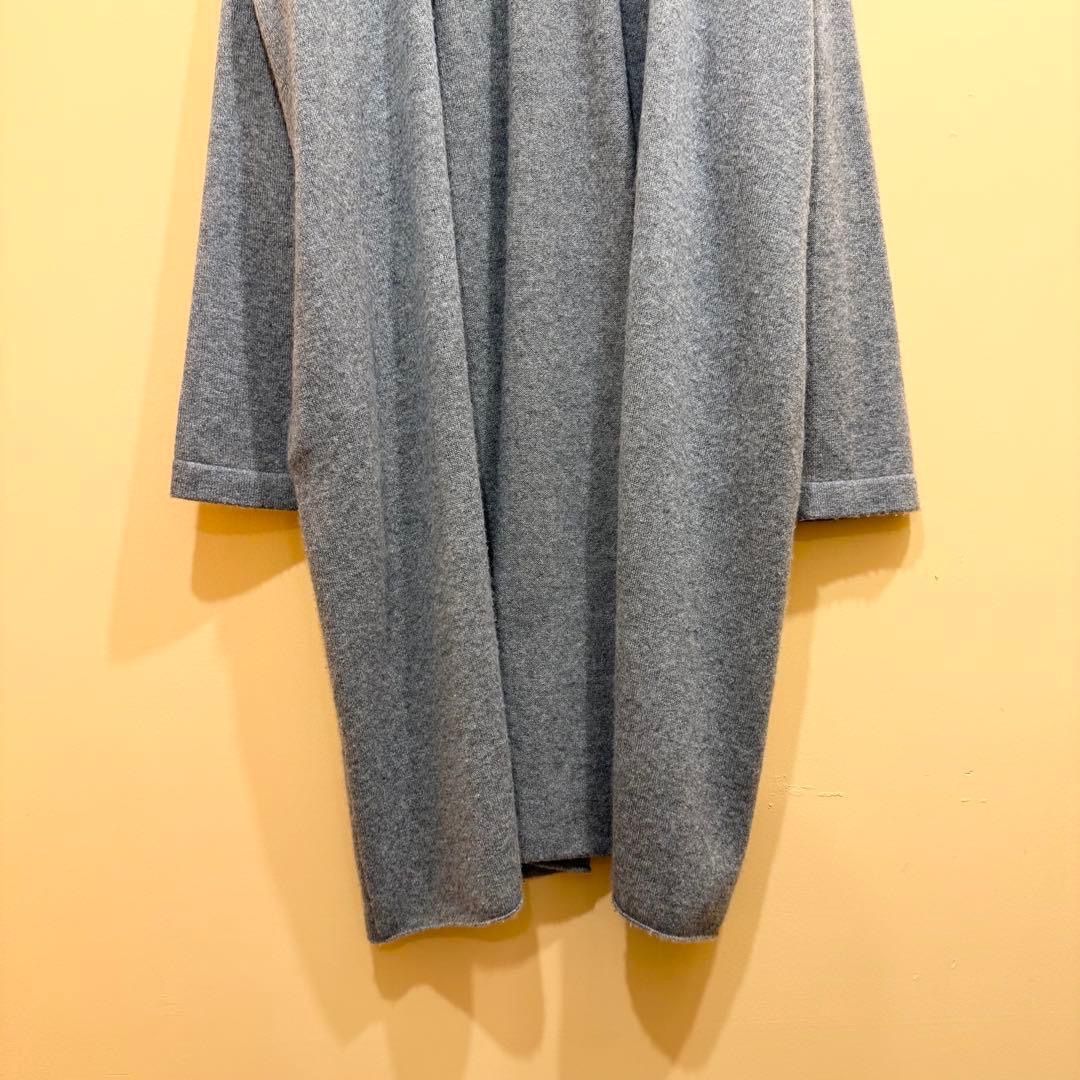 カシミヤローブ グレー