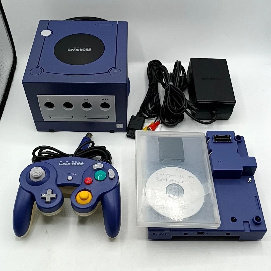 任天堂 ゲームキューブ エンジョイ プラス パック バイオレット ゲームボーイプレイヤー付属 Nintendo Gamecube Enjoy Plus Pack
