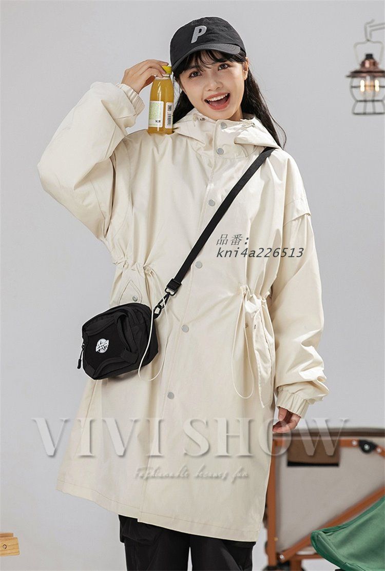 トレンチコート フード付きメンズ ロング丈 ビジネス ロングコート 春秋冬 大きいサイズ スーツ生地 kni4a226513 KANDAIZUMI_COM