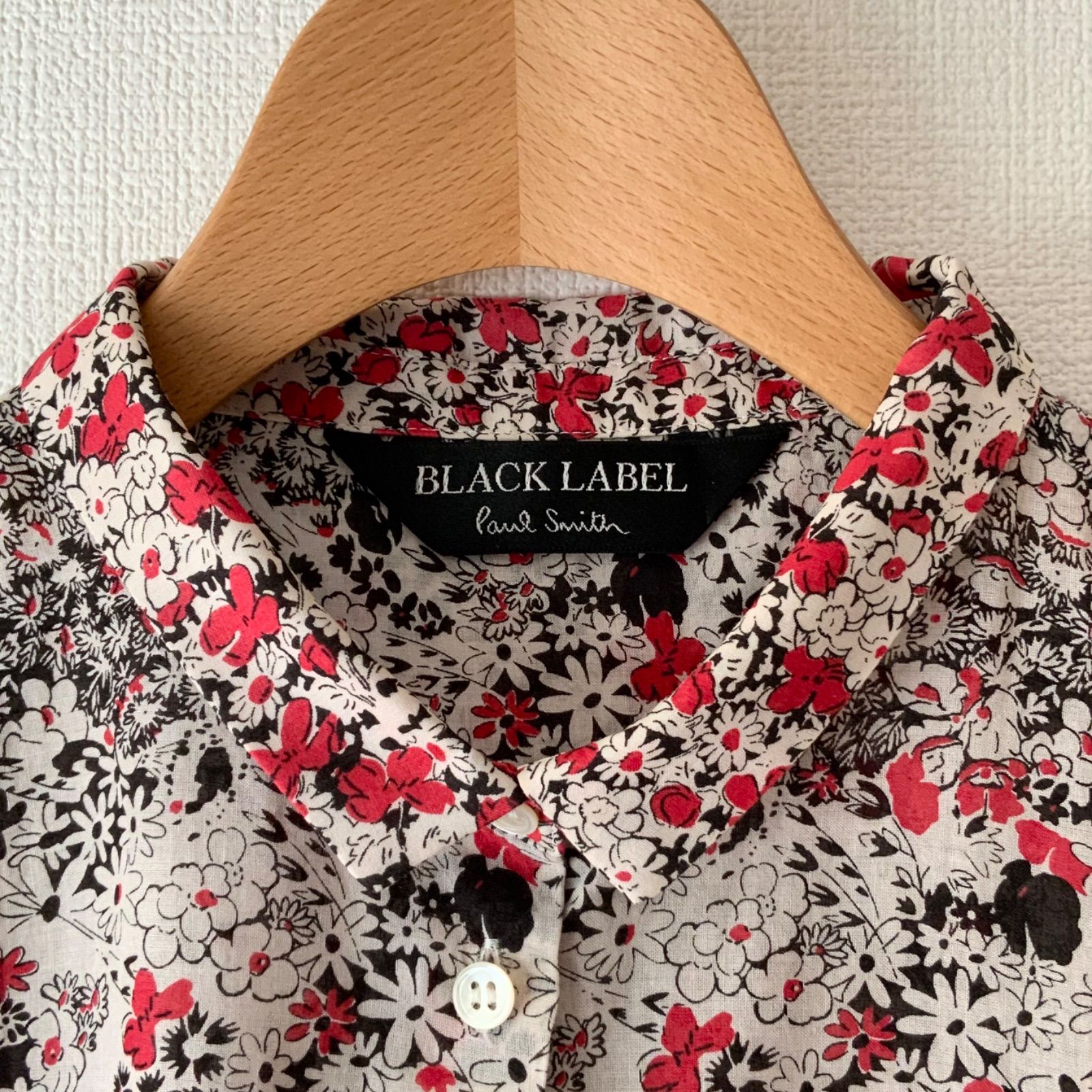 Paul Smith Black Label ポールスミスブラックレーベル】花柄 ブラウス 