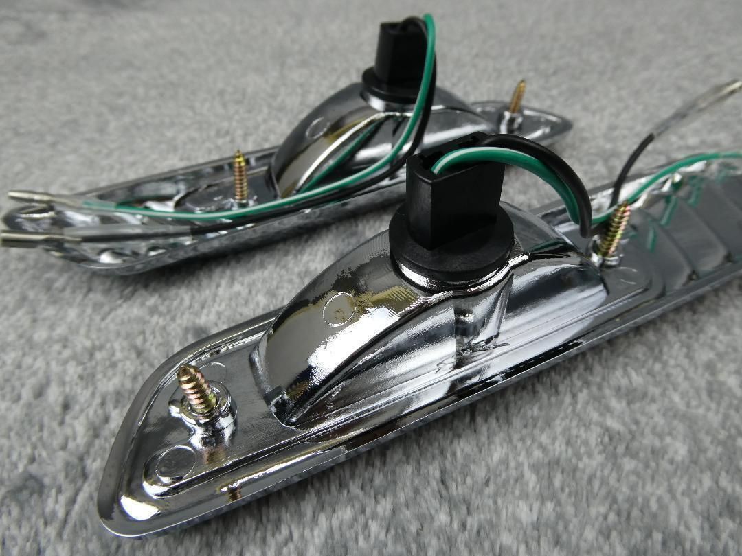アルミ製　ローレルウィンカー　オレンジ / C130 ウインカー サイドマーカー C130 ローレルウインカー オレンジ サイドマーカー ブタケツ