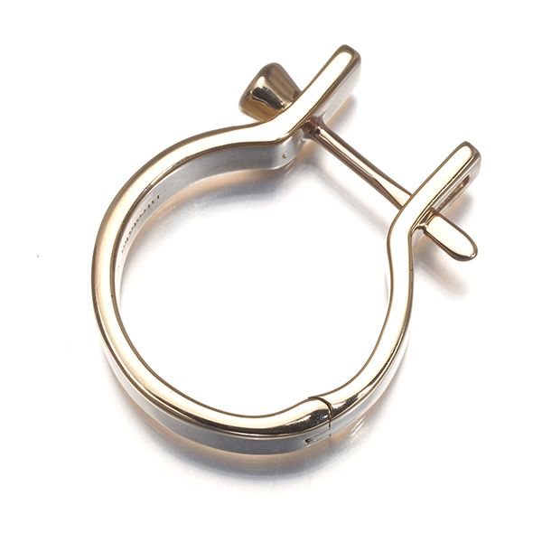 ヒロタカ ピアス ダイヤ ダイヤモンド 0.05ct インダストリア フープ  