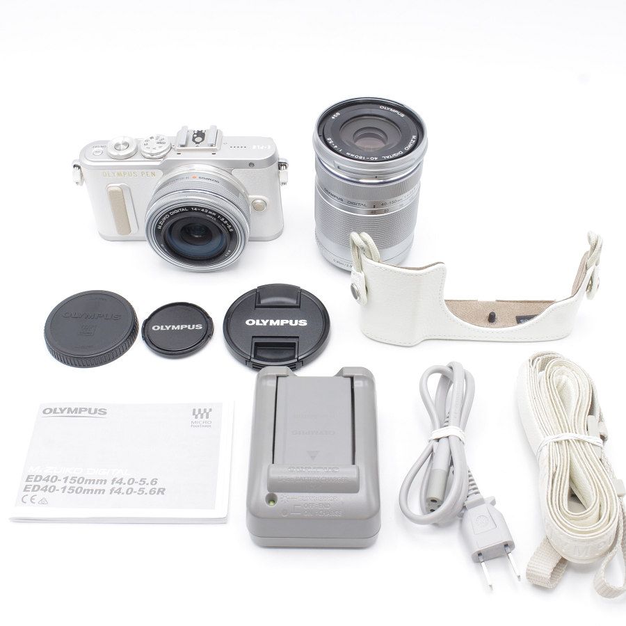 美品】OLYMPUS オリンパス PEN E-PL8 EZダブルズームキット 【公式通販】