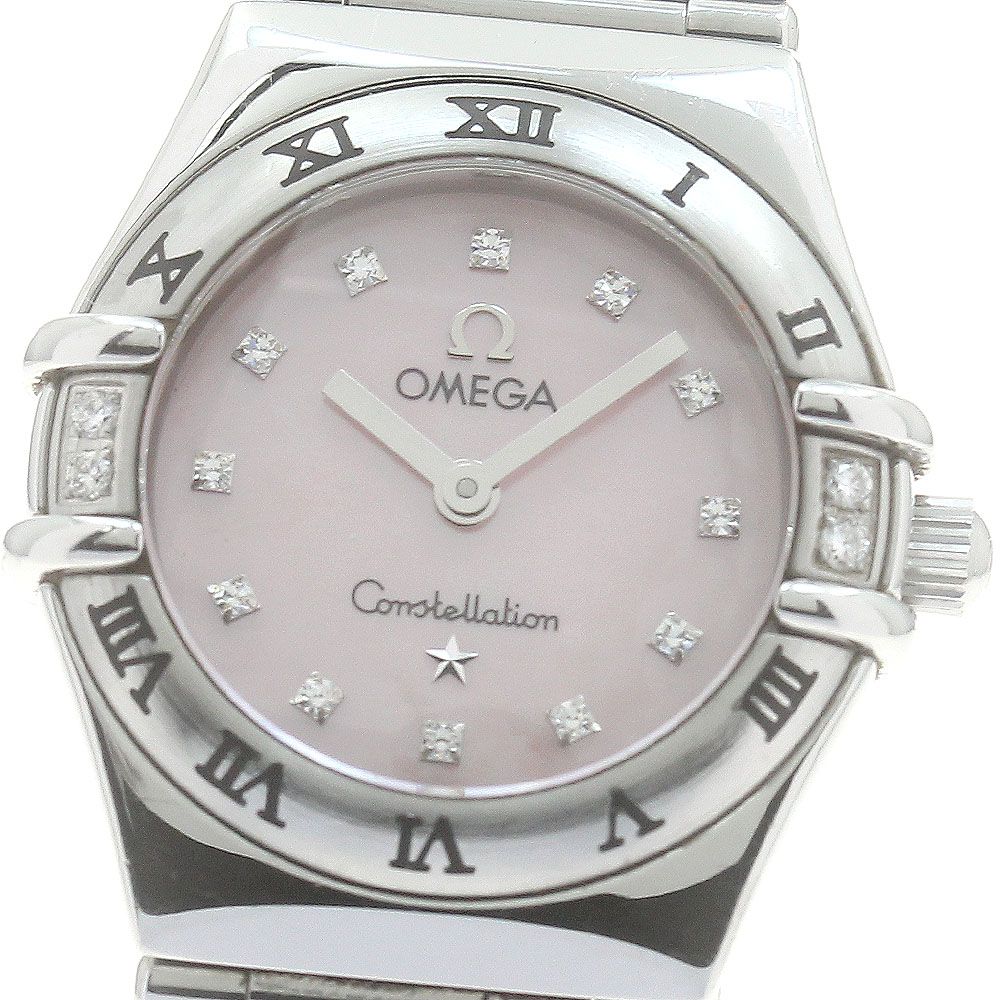 オメガ OMEGA 1566.66 コンステレーション ミニ マイチョイス サイドダイヤ 12P クォーツ レディース_881354