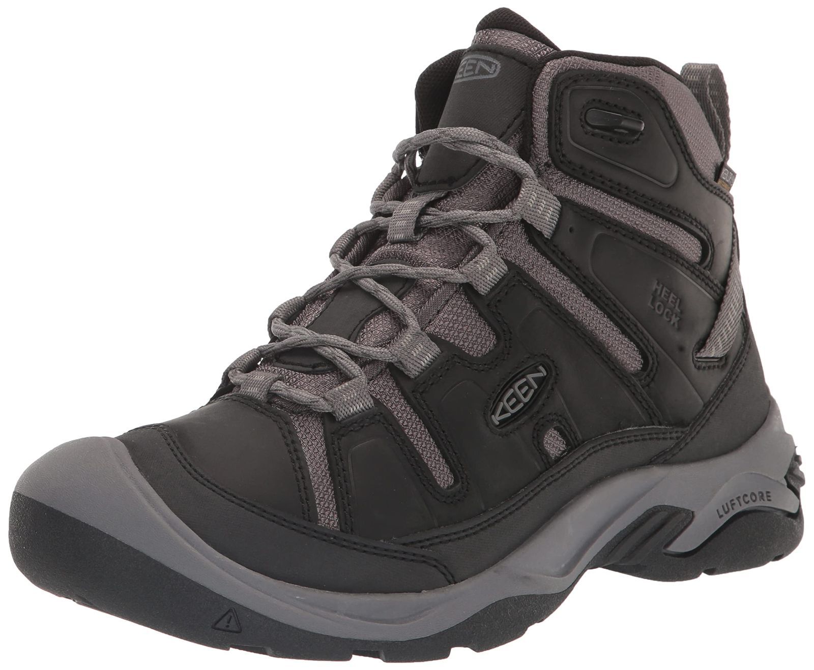 Size 27.5 cm_Color BLACK|STEEL GREY キーン トレッキングシューズ CIRCADIA MID WP サーカディア ミッド ウォータープルーフ 旧モデル メンズ BLACK|STEEL GREY 27.5 cm