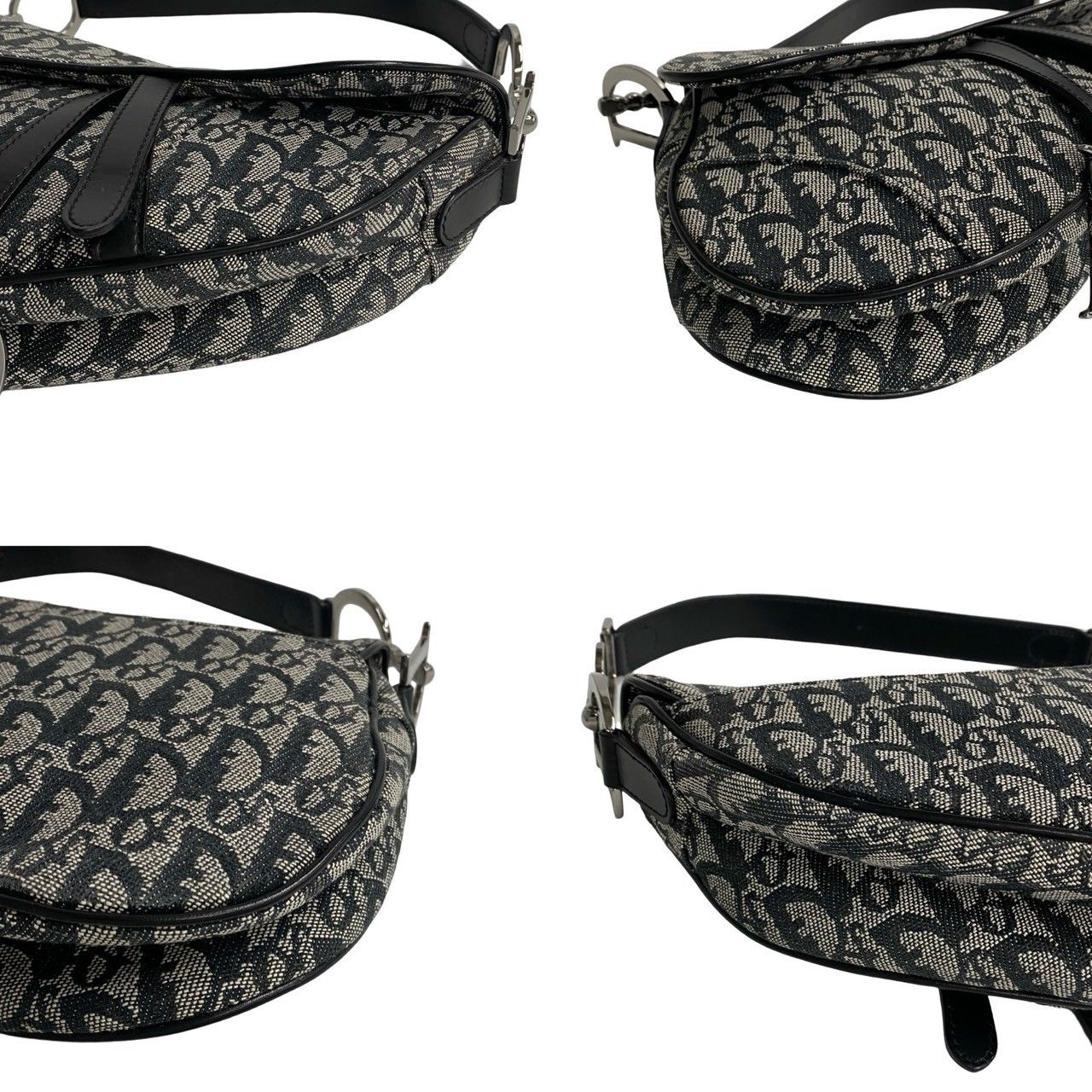 極 美品 Christian Dior ディオール サドルバッグ トロッター