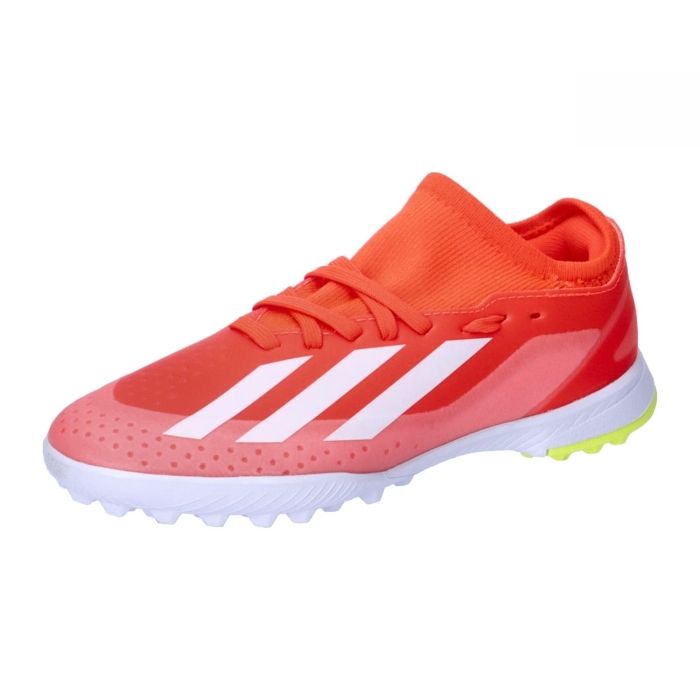 【新品・4営業日で発送】ADIDAS アディダス 41_キッズエックスクレイジーファストLEAG (IF0679) 色 : ソーラーRED／フットウ サイズ : 230 