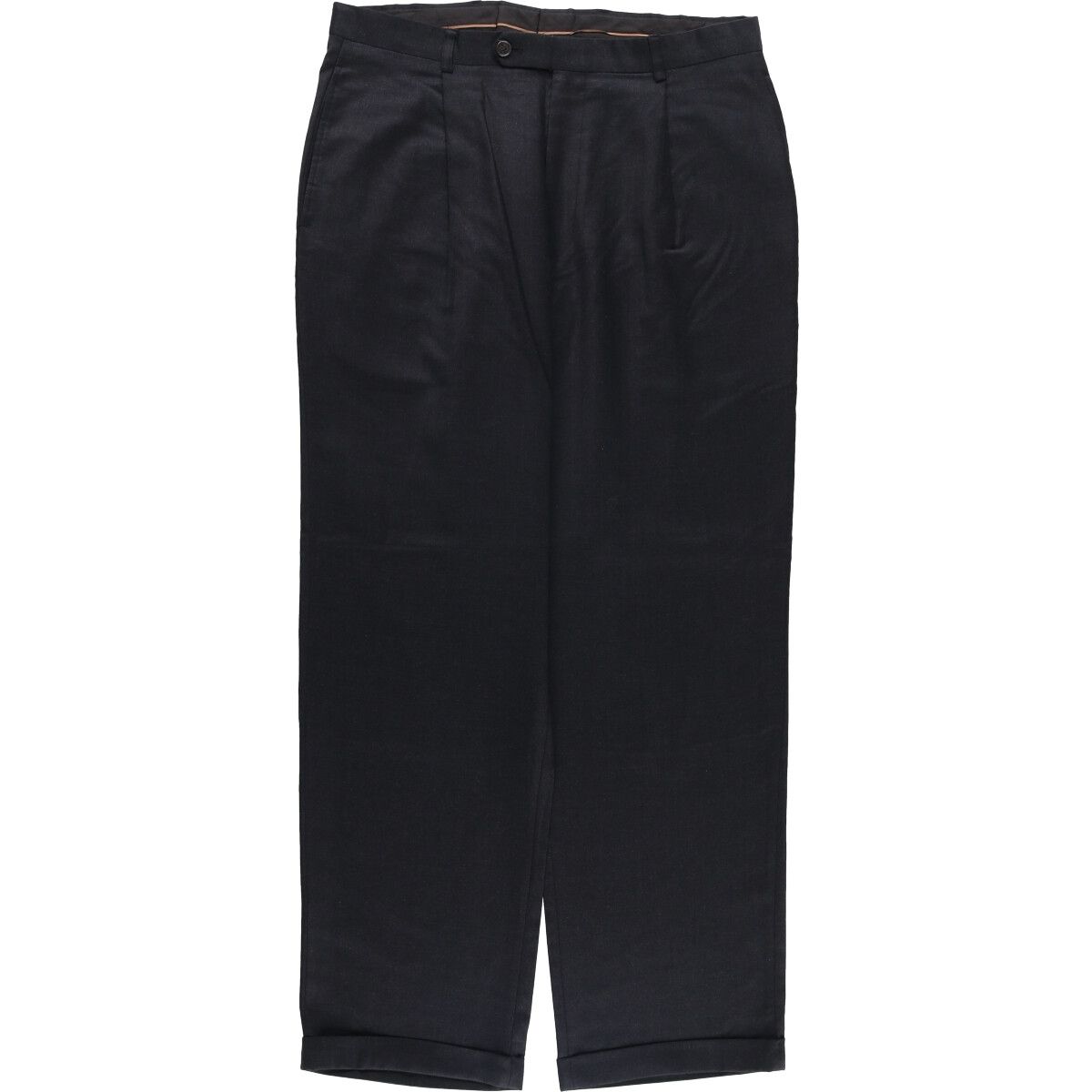 古着 カシミヤ混 ウールパンツ スラックス メンズw34相当|eaa584163