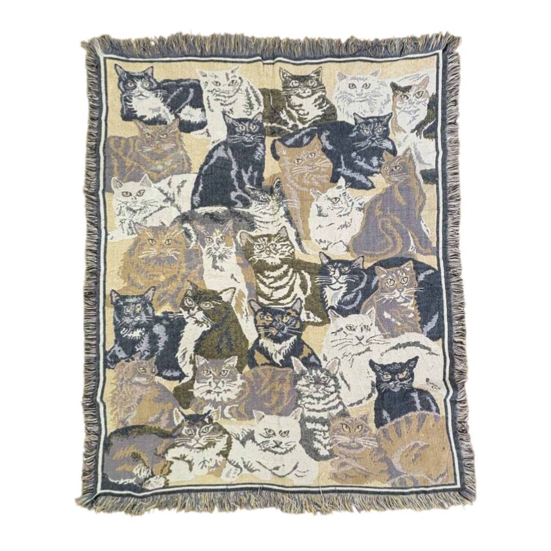 ギンガムチェック柄の立看板 24mm合板 (高さ82cm幅80cm) 木製ブラウン