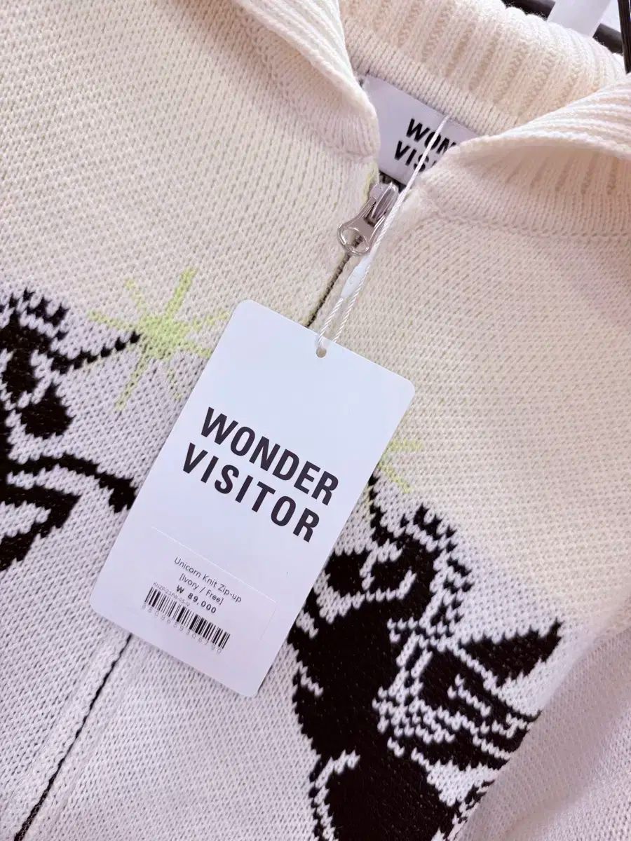 今がチャンス！ THE B ドビ ビジター ユニコーン ジップアップカーディガン タグ価格 89000