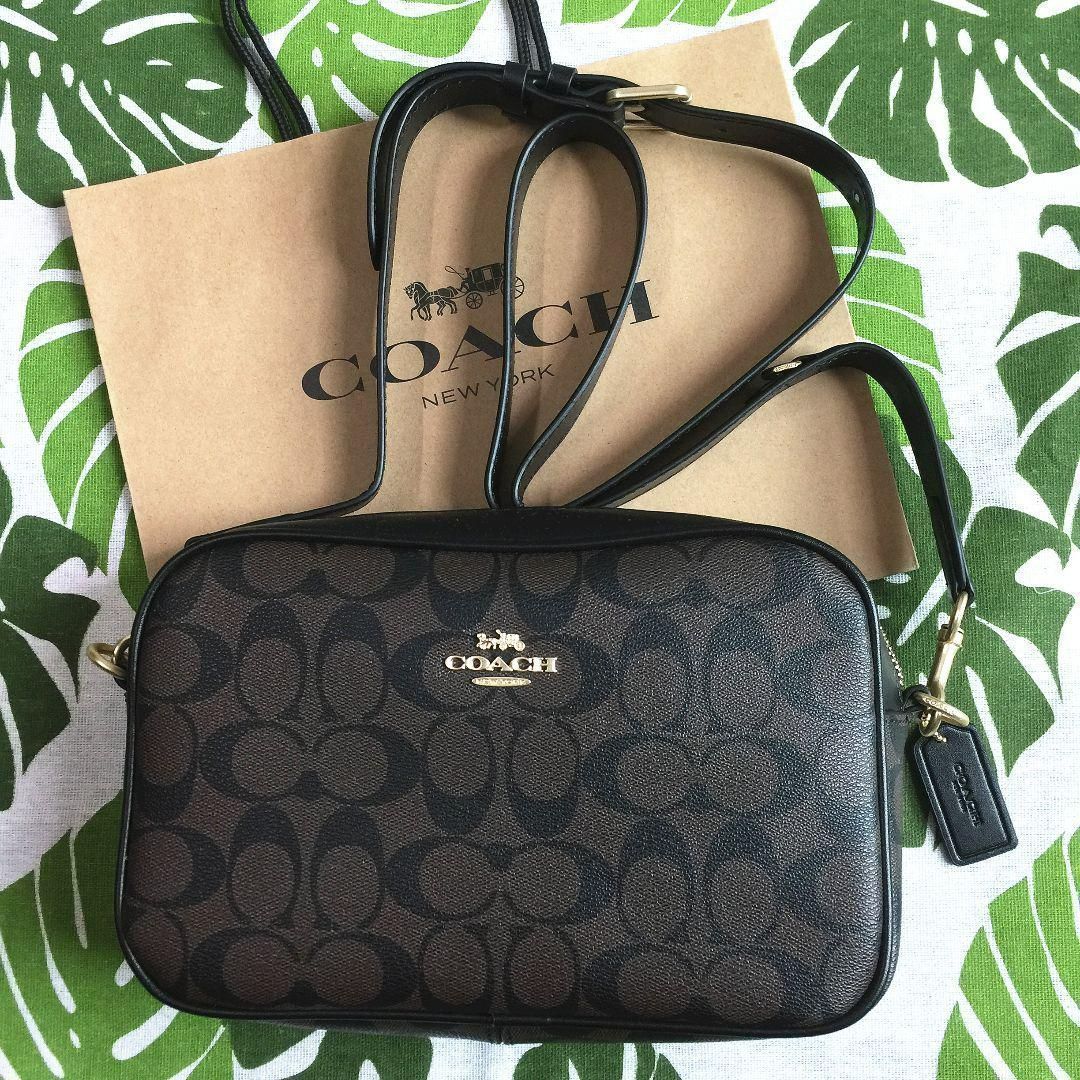 新品 コーチバッグ CA547 ブラウン ショルダーバッグ クロスボディー斜  