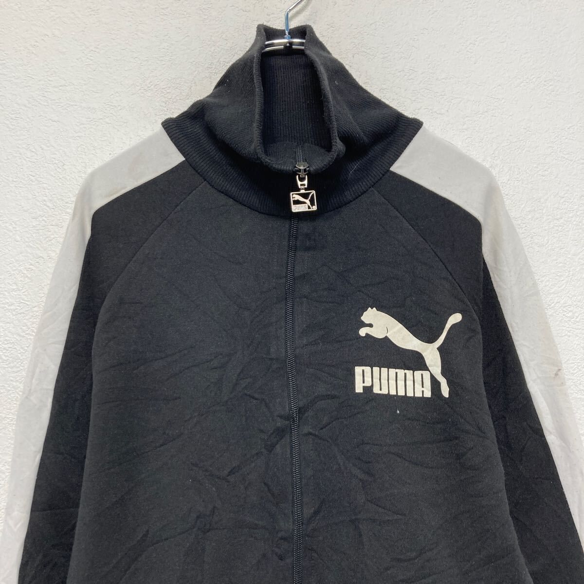 PUMA ジャージ トラックジャケット プーマ M ブラック ハイネック 