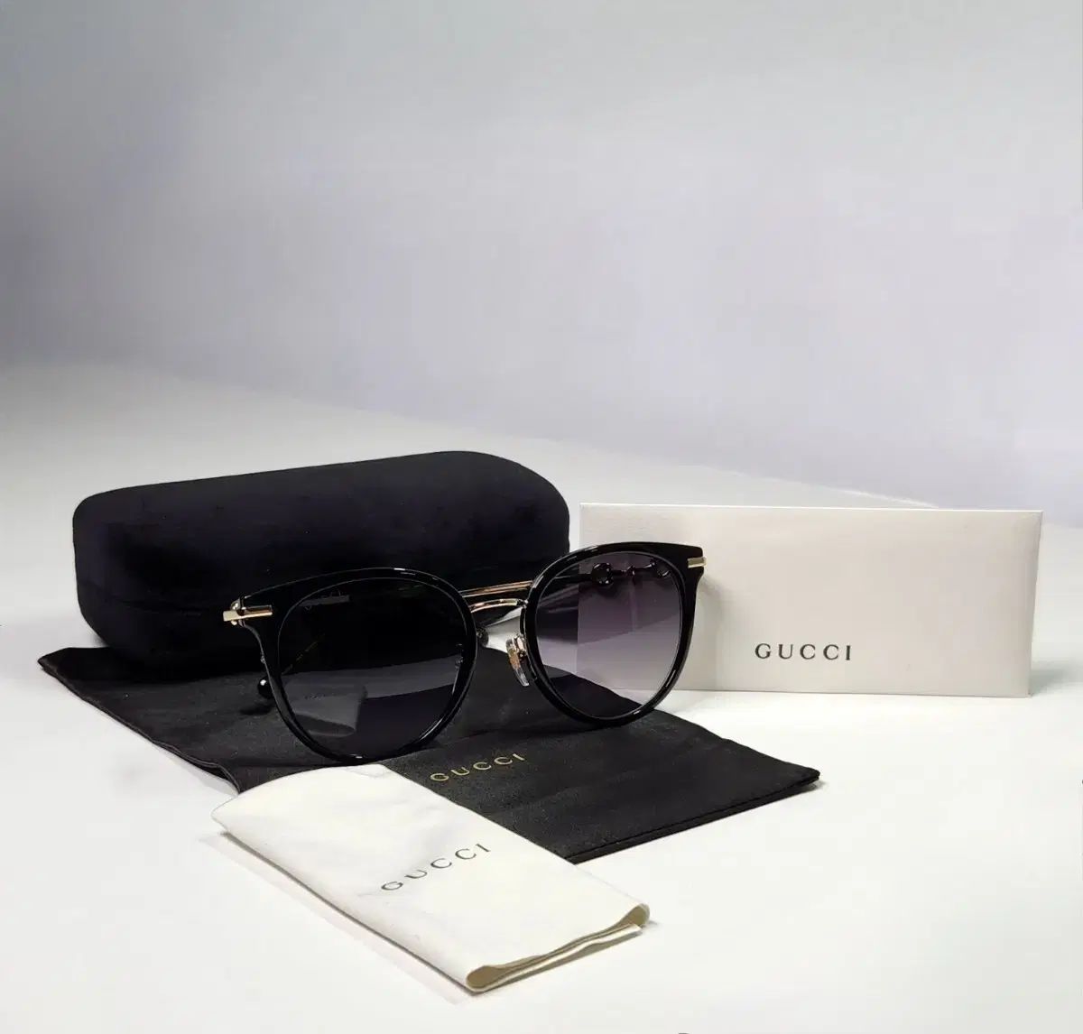 GUCCI(グッチ) ブランド品 新品 ブラック ラウンド サングラス 新品 