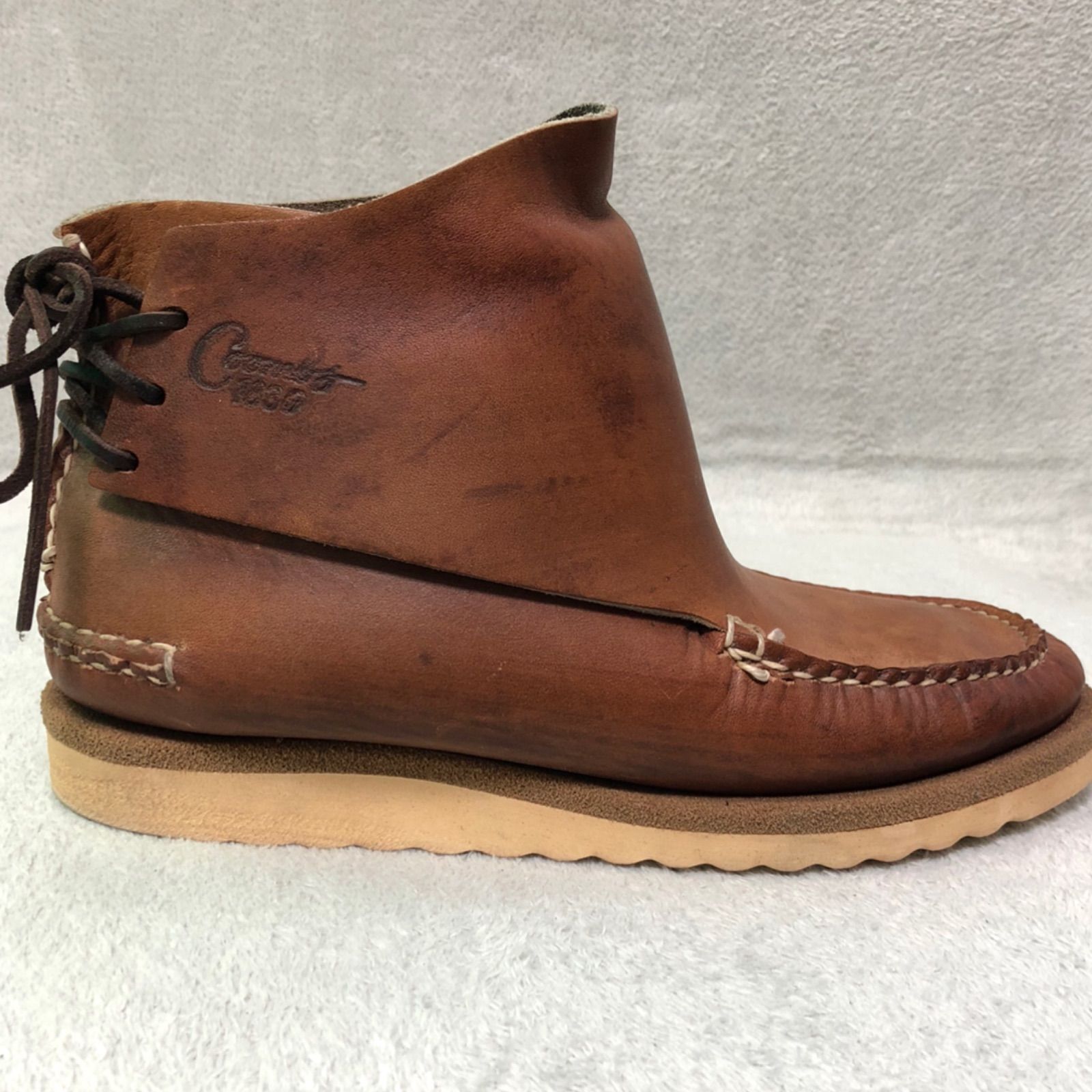 90's USA製箱付きJ.L. COOMBS ブラウンモカシンシューズ 7D 90's USA製箱付きJ.L. COOMBS ブラウンモカシンシューズ 7D 90's