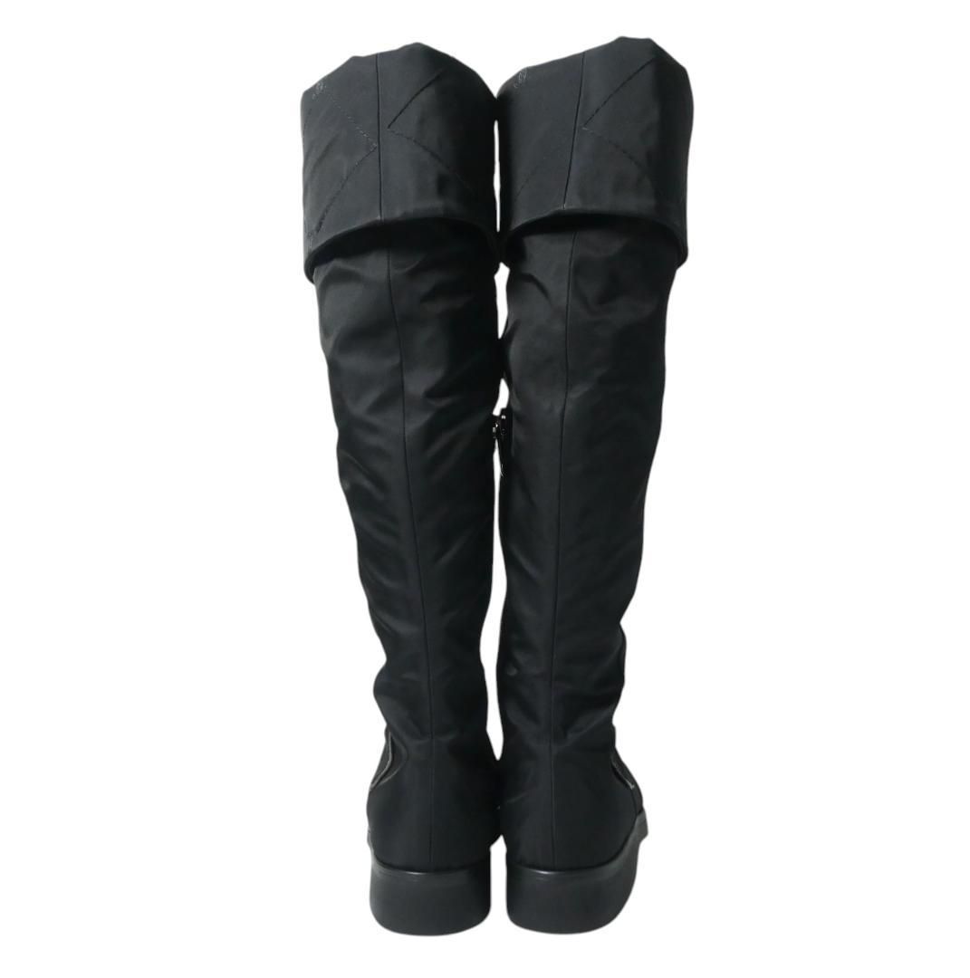 CHANEL シャネル 約22.5～23㎝ ココマーク ステッチ ロゴ ナイロン系