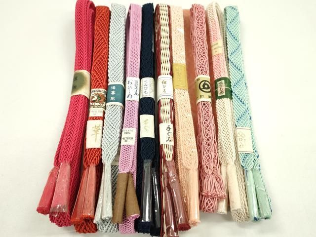 平和屋本店 夏物 和装小物 帯締め10本セット CXAA0354s5