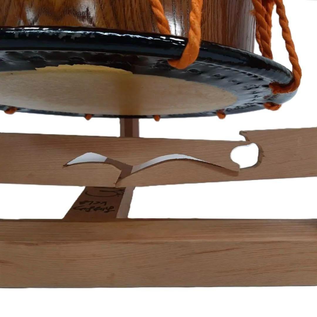 締太鼓 和太鼓 高品質 バチ 台付き