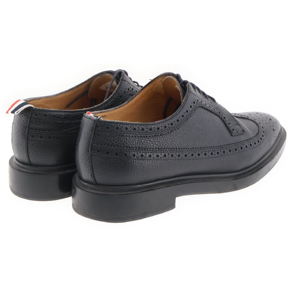 THOM BROWNE (トムブラウン) ウイングチップレザーシューズ ブラック