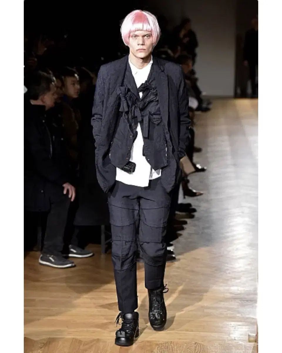 【雷市場（ポンジャン）商品韓国直送】 COMME des GARCONS(コム・デ・ギャルソン) 複数 17AW パネル ドッキング ウール スラックス