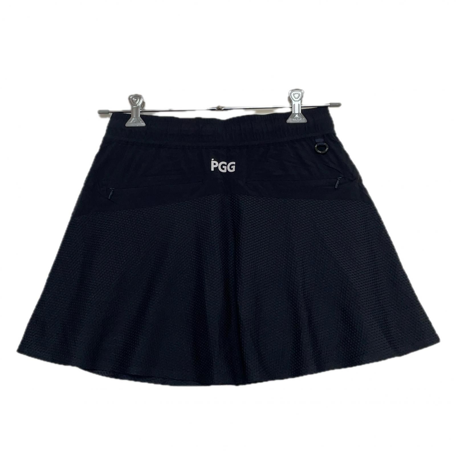 中古 レディース ピージージー PGG スカート 1(M) 濃紺 ネイビー 中古 レディース ピージージー PGG スカート 1(M) 濃紺 ネイビー