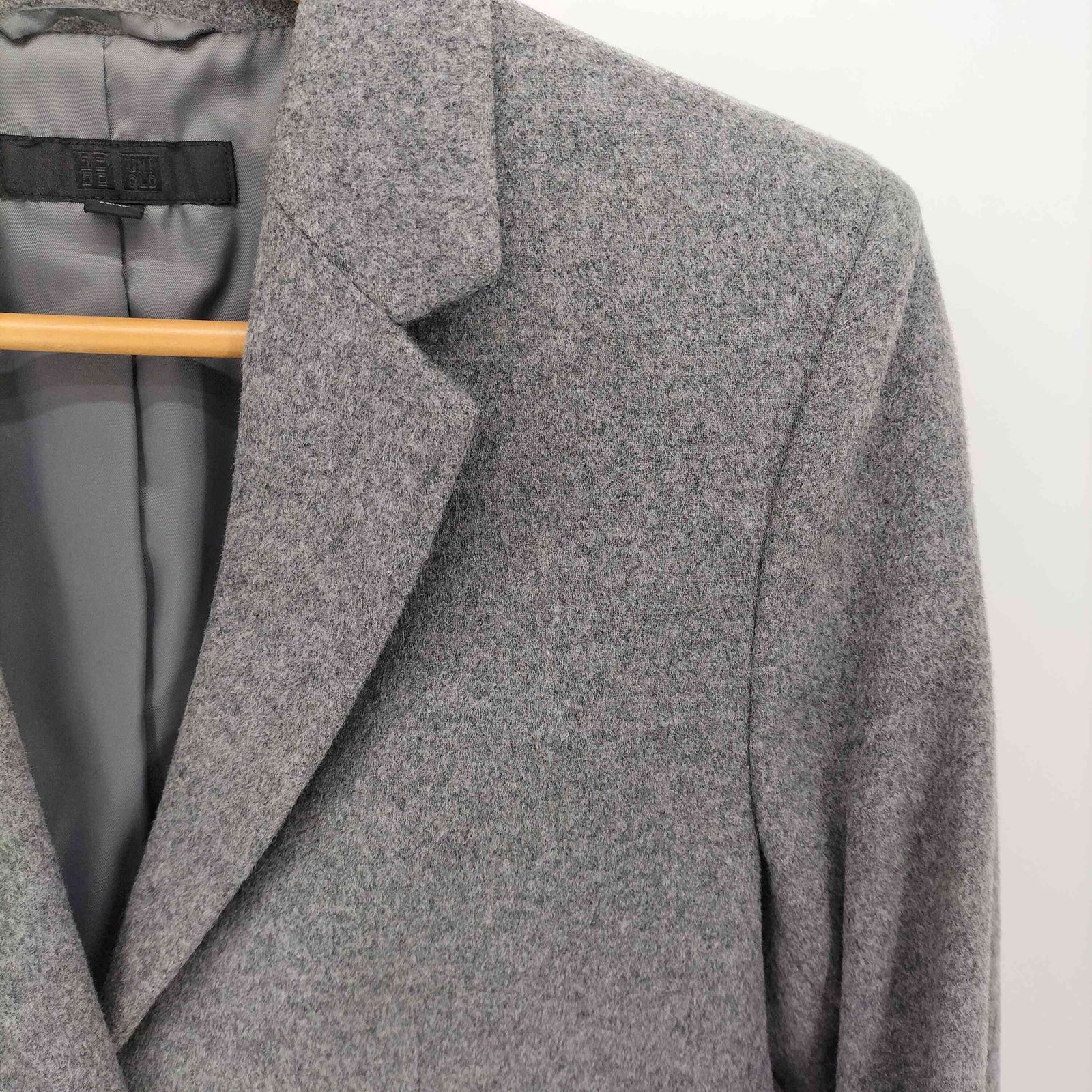 ユニクロ UNIQLO ウールカシミヤ混チェスターコート レディース