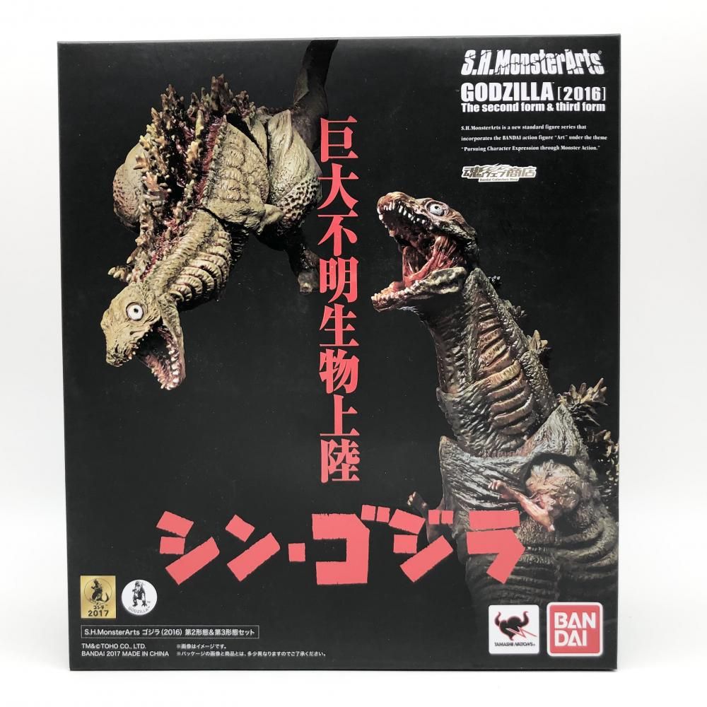 中古】開封 バンダイ シン・ゴジラ S.H.MonsterArts モンスターアーツ ゴジラ 2016 第2形態&第3形態セット[17] - メルカリ