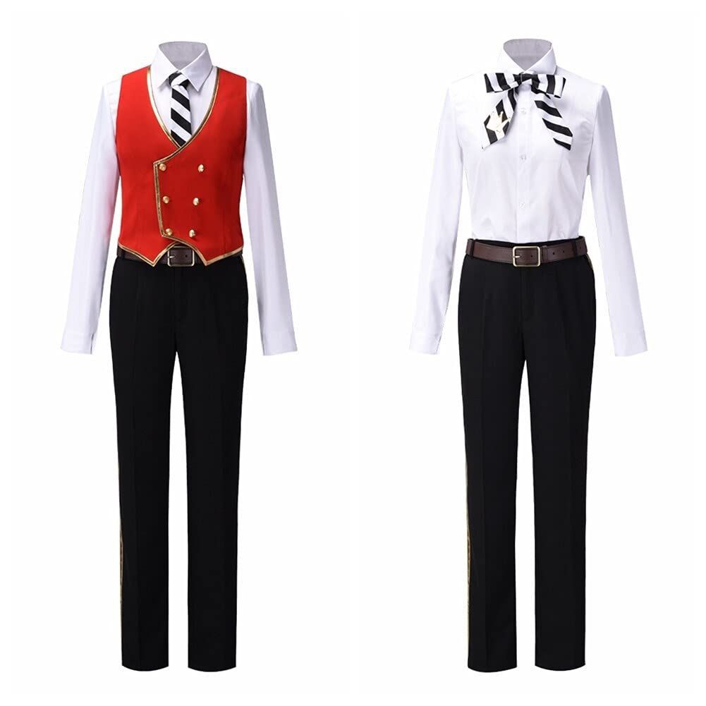 人懐っこい ツイステ 風 リドル エース デュース トレイ 制服 コスプレ衣装 コスチューム イベント仮装 XLサイズ