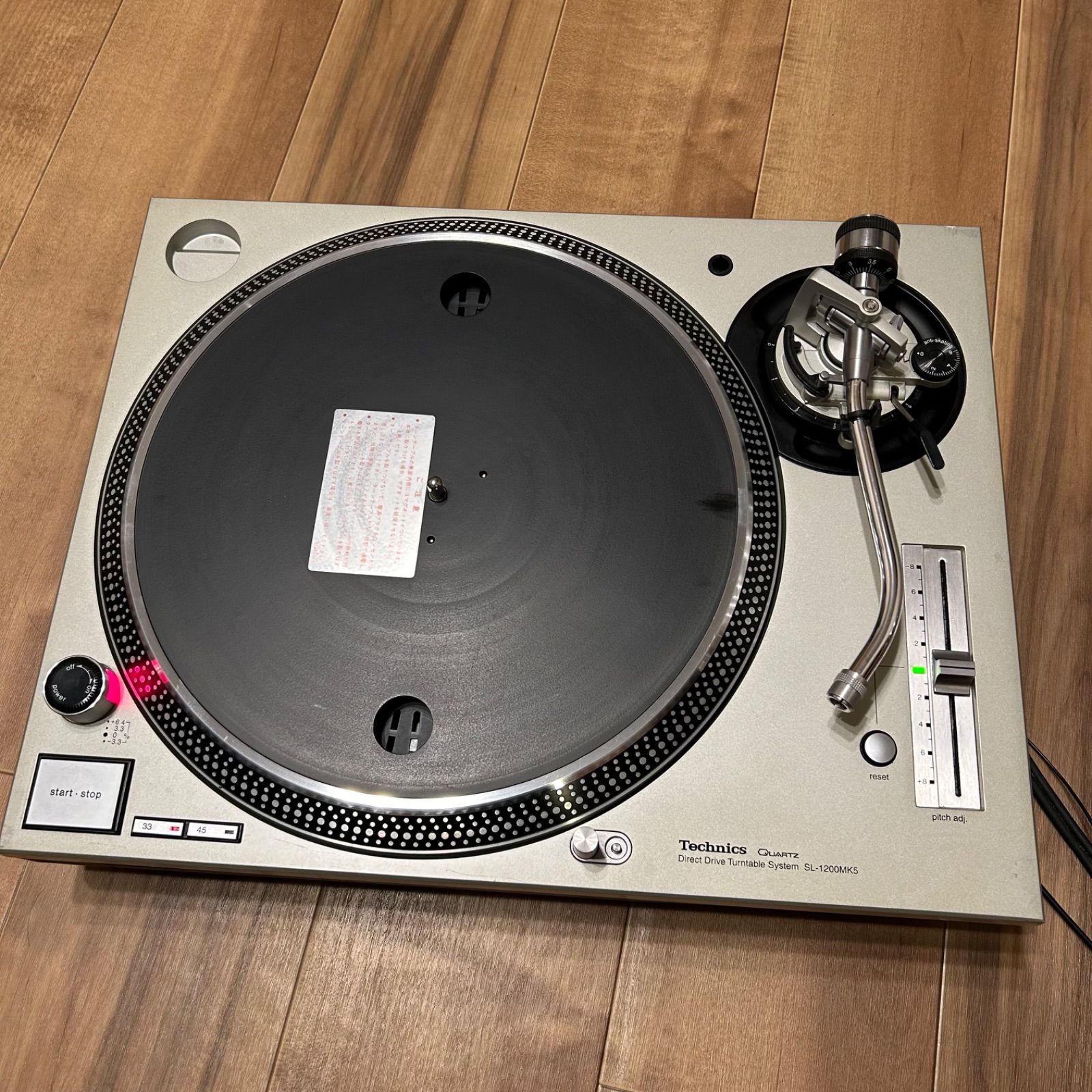 Technics SL1200 mk3d シルバー 動作